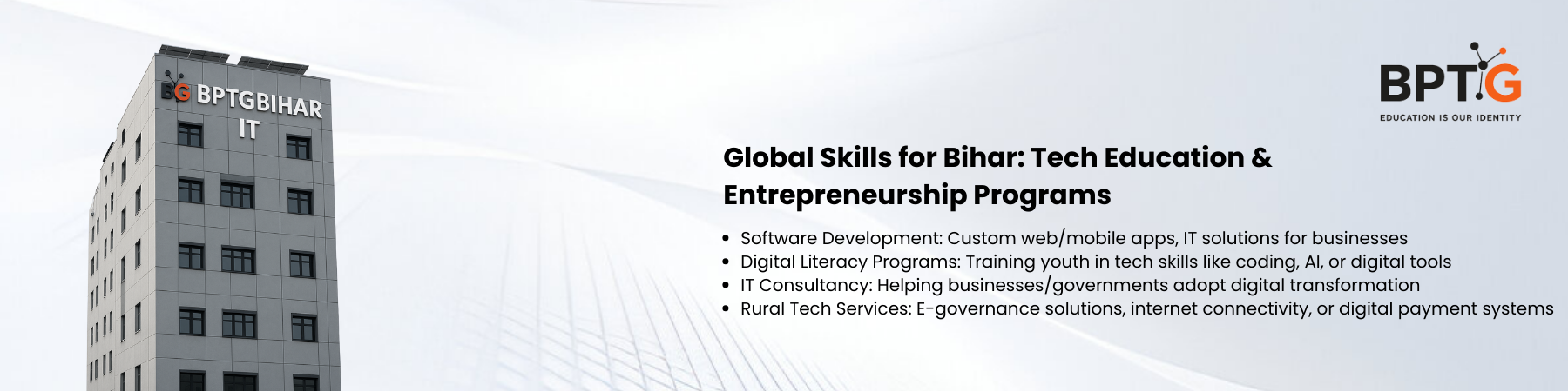 Global Tech Skills for Bihar: Empowering Through Education & IT Solutions
